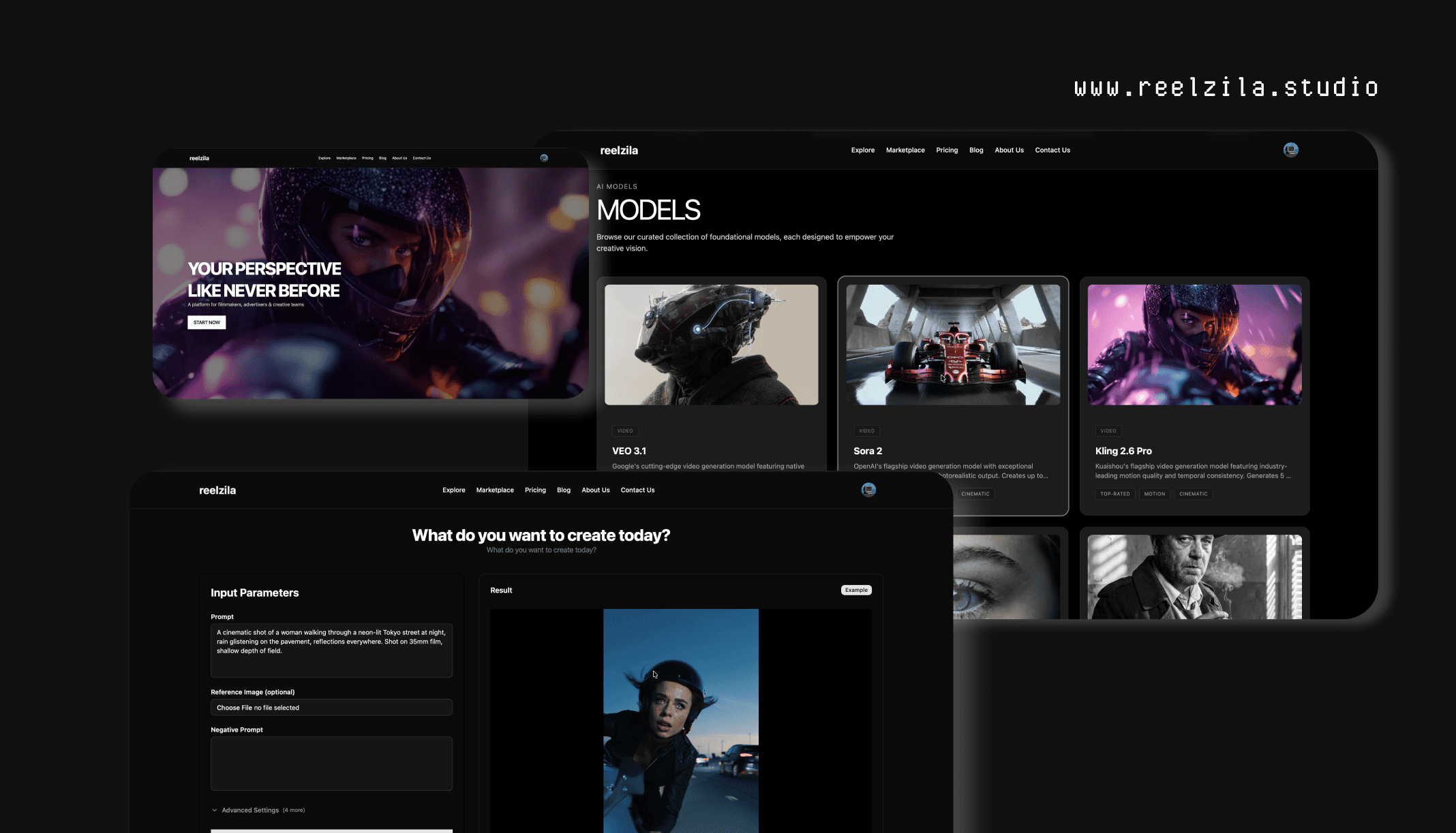 Reelzila — AI SaaS Platform case study by Novative