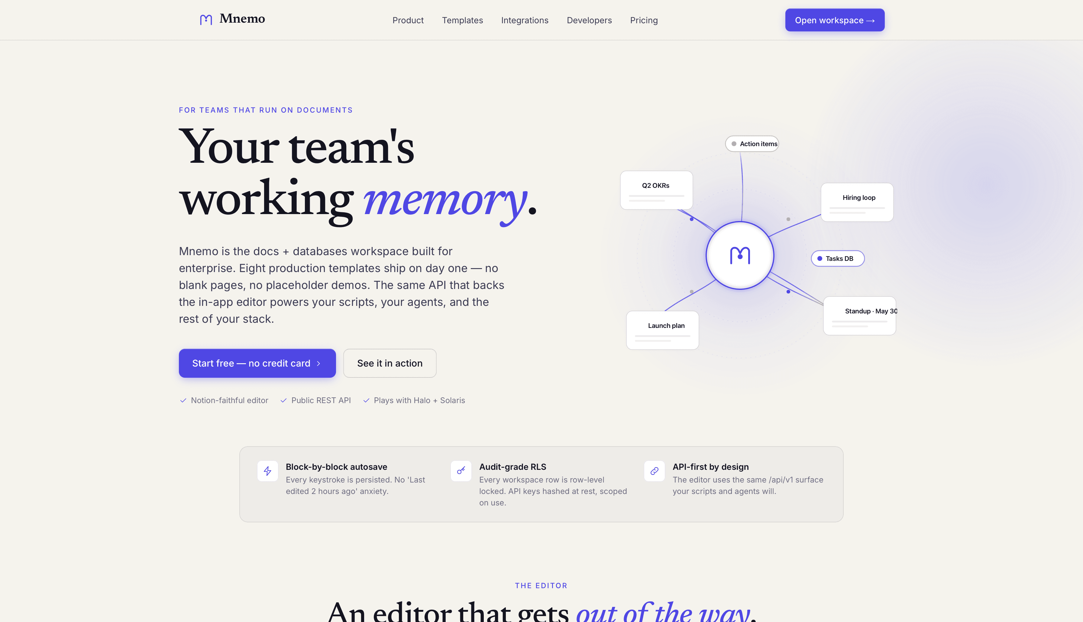 Mnemo — Docs & Databases Platform case study by Novative